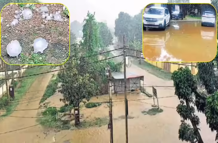 झारखंड में ओलावृष्टि और आंधी-बारिश का कहर, कई जिलों में भारी नुकसान; मौसम विभाग ने जारी किया अलर्ट