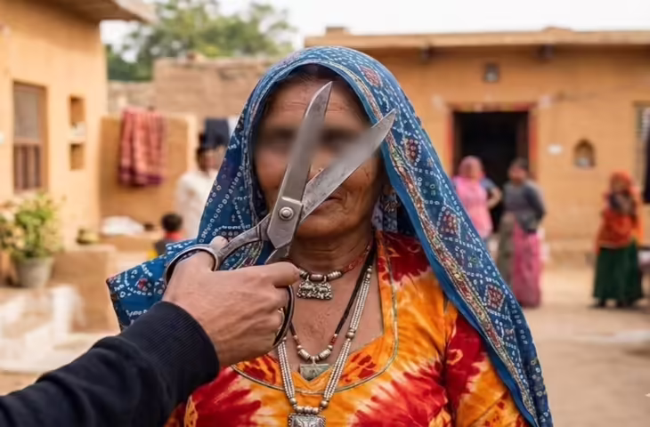 जालोर में सास पर दामाद का हमला, वीडियो में देंखे कैंची से नाक काटकर फरार