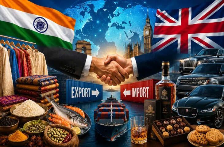 व्हिस्की से लेकर कपड़ों तक बदलेगी तस्वीर! भारत-UK व्यापार समझौते से किन सेक्टरों को होगा सबसे बड़ा फायदा? जाने विस्तार से&nbsp;