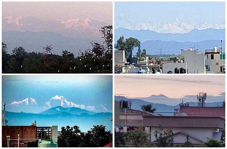 OMG!&nbsp;बिहार के मधुबनी से दिखने लगी विशालकाय हिमालय की चोटियाँ, Viral Video देखकर आप भी रह जाएंगे दंग&nbsp;