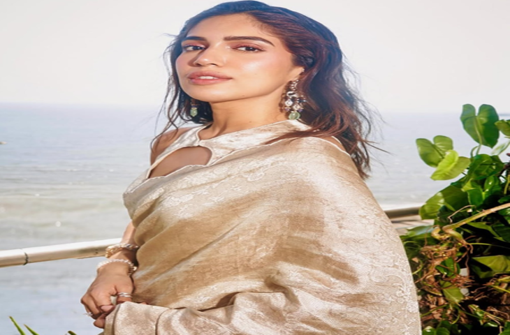 भूमि पेडनेकर का रोमांटिक मूड वायरल! साड़ी लुक में ढाया कहर, वीडियो देख फैंस बोले &ndash; "प्यार तो हो ही गया"