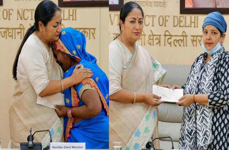 कोविड योद्धाओं के परिजनों को एक-एक करोड़ रुपये की सहायता, मुख्यमंत्री रेखा गुप्ता ने किया सम्मान