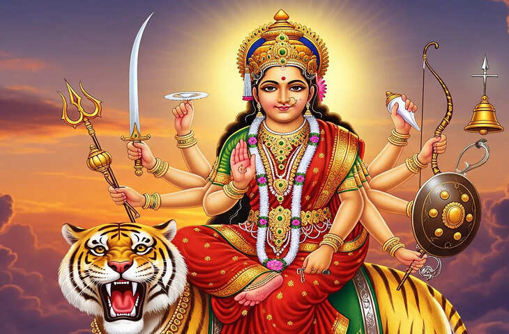 Maa Durga Aarti : जय अम्बे गौरी, मैया जय श्यामा गौरी, अंबे तू है जगदंबे काली