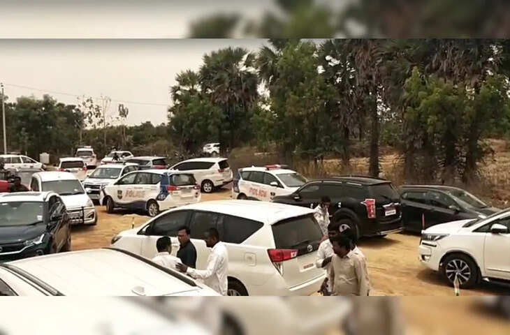 ईंधन बचत की अपील के बीच 60 गाड़ियों और हेलीकॉप्टर से निरीक्षण, तेलंगाना मंत्रियों के काफिले पर उठे सवाल