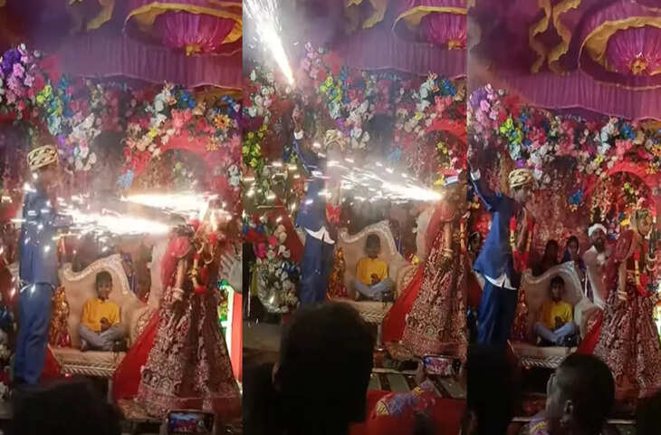 शादी के स्टेज पर दूल्हा-दुल्हन ने किया ऐसा काम, देखकर मेहमान रह गए दंग