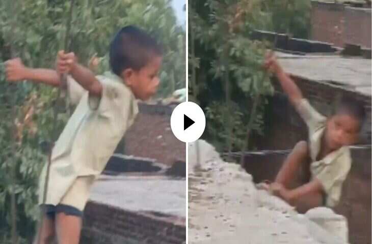 रील बनाने का जुनून पड़ा भारी! मां कैमरे में व्यस्त रही और छत से गिर गया बच्चा, वीडियो देख&nbsp; भड़क उठे यूजर्स&nbsp;
