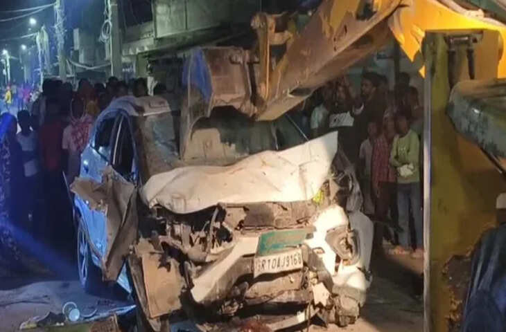भागलपुर एनएच-80 पर भीषण सड़क हादसा: तेज रफ्तार कार चाय की दुकान में घुसी, तीन की मौत, छह गंभीर घायल