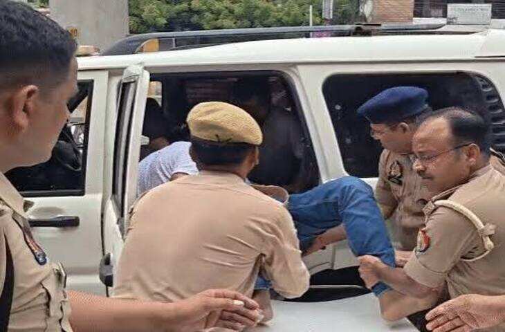 फिरोजाबाद में दिनदहाड़े पुलिस-बदमाश मुठभेड़: दो पुलिसकर्मियों को लगी गोली, 300 जवानों ने खेतों में घेरा बदमाशों को
