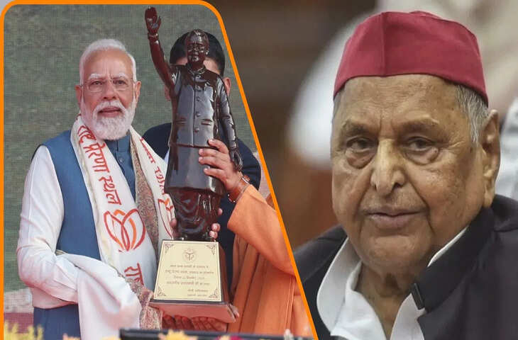&lsquo;राष्ट्र प्रेरणा स्थल&rsquo; से पीएम ने क्यों किया मुलायम सिंह यादव का जिक्र? सेट कर दिया 2027 का गोल