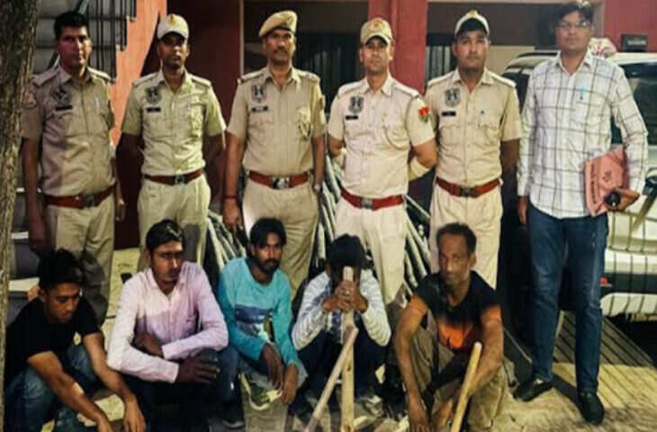 सीवर लाइन की आड़ में बड़ा खेल! JCB से खुदाई कर सेंट्रल जेल की टेलीफोन केबल चुरा ले गए, करोड़ों का माल बरामद&nbsp;