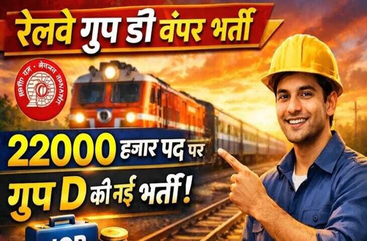Railway Recruitment 2026: नए साल में युवाओं को बड़ी सौगात, 22 हजार पदों पर होगी भर्ती, जानें आवेदन की तारीख