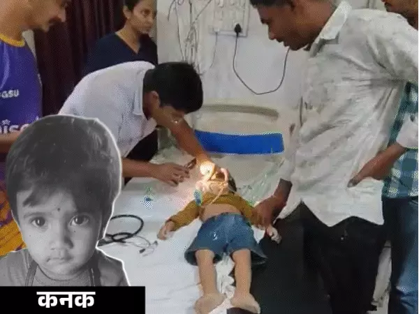 देवास में 21 माह की मासूम की मौत: बहन के साथ खेलते समय अचानक चीखी, पैर पर मिले दांत जैसे निशान; सांप के काटने की आशंका