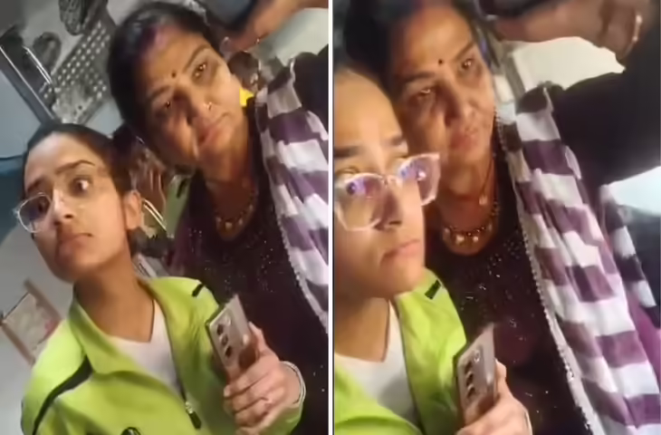 ट्रेन में मिडिल बर्थ पर कब्जा कर मां-बेटी ने दिखाई दबंगई, सोशल मीडिया पर वायरल हुआ ट्रेन की महाभारत का वीडियो&nbsp;