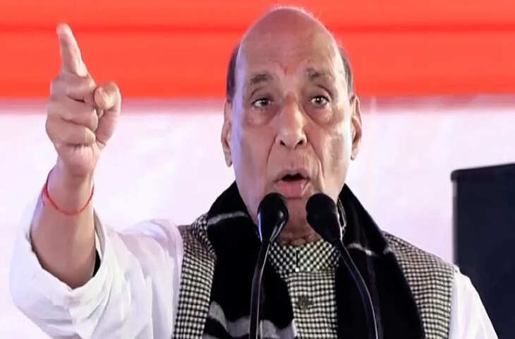 मेड़ता में गरजे रक्षा मंत्री राजनाथ सिंह, वीडियो में देखें बोले &ldquo;पाकिस्तान ने फिर आंख उठाई तो इस बार जवाब जबरदस्त होगा&rdquo;