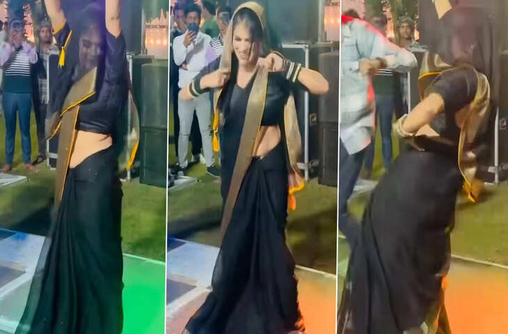 भाभी का स्टाइल और डांस दोनों हिट! हाई हील और काली साड़ी में काटा गदर, वीडियो हो रहा वायरल