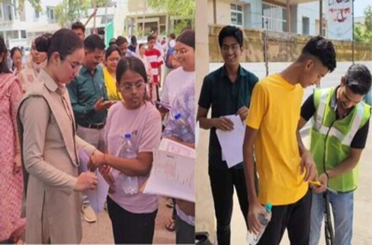 NEET-UG 2026 परीक्षा: कड़ी सुरक्षा के बीच देशभर में एग्जाम, वीडियो में देखें परीक्षा के दौरान स्टूडेंट बेहोश, दुपट्&zwnj;टे उतरवाए, कलावा कटवाया