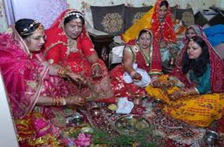 पारंपरिक बिंदी रस्म के साथ गणगौर पर्व की शुरुआत, सुहागिन महिलाओं ने की गवर माता की पूजा