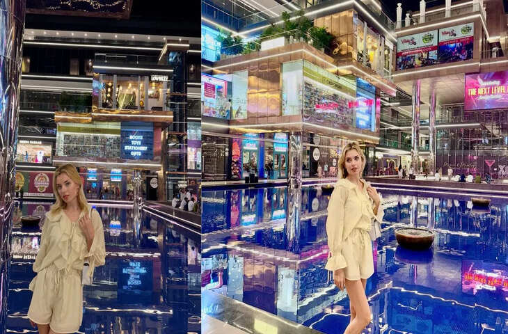 गुरुग्राम के मॉल की चमचमाती रोशनी में खो गई ये रशियन मॉडल, कही ऐसी बात वीडियो हुआ वायरल