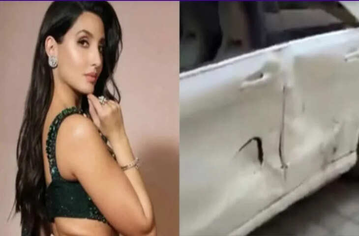 नशे में धुत्त शख्स ने नोरा फतेही की कार में मारी टक्कर, फुटेज में देखें सिर में चोट के बावजूद एक्ट्रेस ने कॉन्सर्ट में किया धमाकेदार परफॉर्मेंस