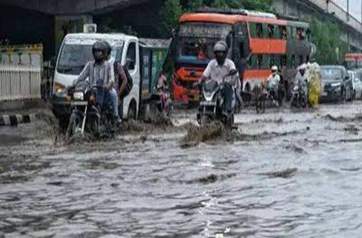 दिल्ली-एनसीआर में बारिश का अनोखा नजारा: नोएडा की सबसे ऊंची इमारत पर उतरे बादल, VIDEO हुआ वायरल