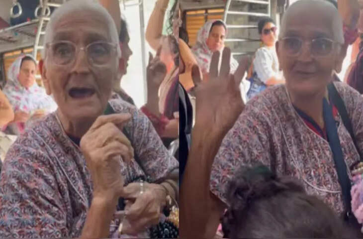 मुंबई की लोकल ट्रेन में कंगन बेचती 89 वर्षीय बुजुर्ग का वीडियो वायरल, देखकर सोशल मीडिया यूजर्स ने दिए ऐसे रिएक्शन
