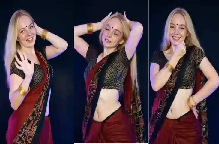 &lsquo;लॉलीपॉप लागेलू&rsquo; पर रशियन महिला का डांस देख दीवाने हुए यूजर्स, वीडियो देख आप भी हार बैठेंगे दिल&nbsp;