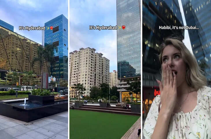 ये Dubai नहीं, हैदराबाद है, शहर की खूबसूरती देख रूसी महिला के उड़े होश, वायरल हुआ रिएक्शन