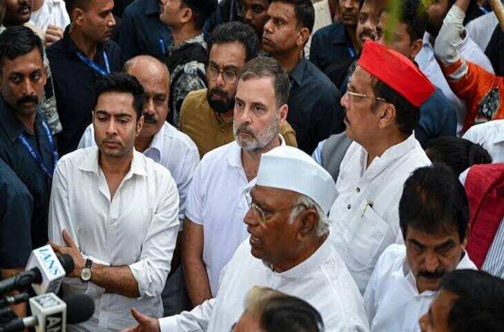 राहुल गांधी बोले- विपक्ष का मार्च शिवजी की बारात जैसा, कोई भी हो सकता है शामिल; वीडियो में जाने संविधान बचाने के लिए सुप्रीम कोर्ट तक जाएंगे