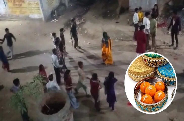इटावा में तिलक समारोह के दौरान बवाल, लड्डू बांटने को लेकर विवाद बना हिंसक झड़प; शादी रद्द