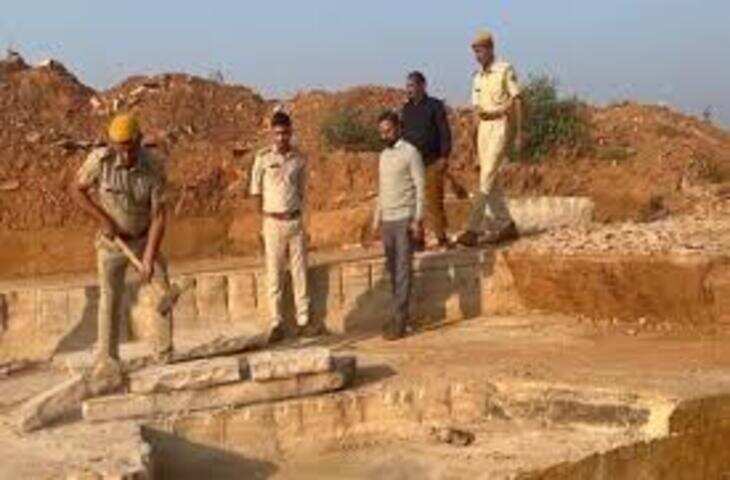 अलवर में अवैध खनन पर कार्रवाई के दौरान वन विभाग की टीम पर हमला, वीडियो में देंखे ट्रैक्टर-ट्रॉली लेकर फरार