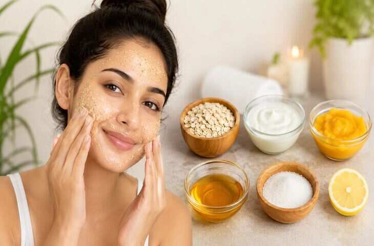 Glowing Skin Tips: महंगे स्क्रब छोड़ें, रसोई में मौजूद इन 5 चीजों से करें फेस स्क्रब, चेहरा दिखेगा साफ, मुलायम और चमकदार