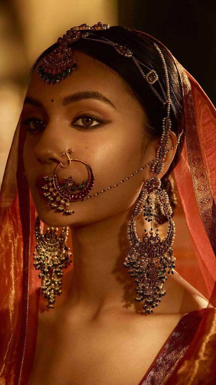 Wedding Small Nose Ring Indian Multi Nath Non Piercing Bridal CZ Fashion  Jewelry | eBay