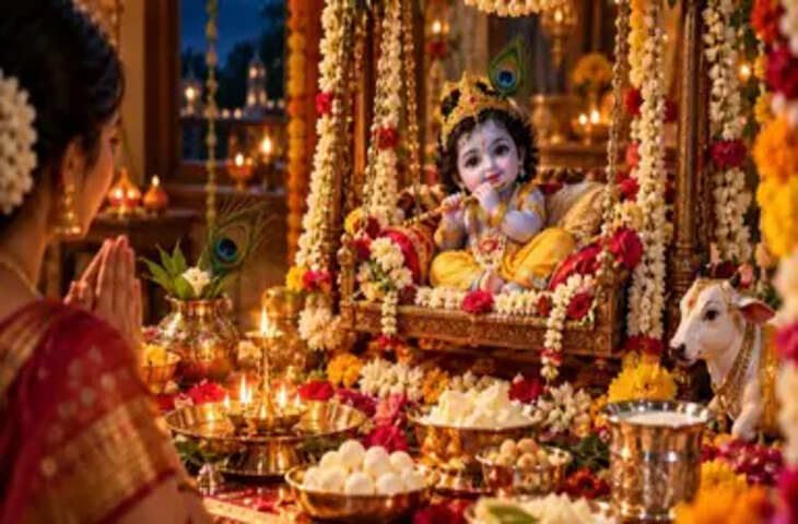 Janmashtami Puja & Mantra: पूजा में जरूर करें इन 5 कृष्ण मंत्रों का जाप, पूरी होंगी सभी मनोकामनाएं