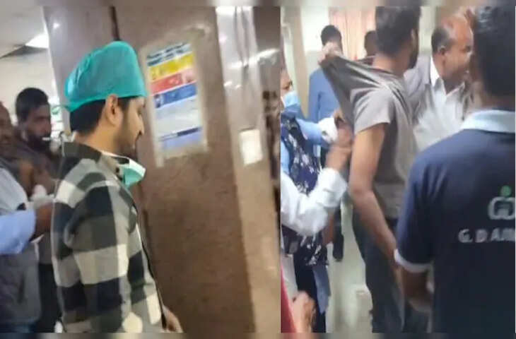 JLN अस्पताल में 32 वर्षीय हृदय रोगी की मौत के बाद परिजनों और स्टाफ में विवाद