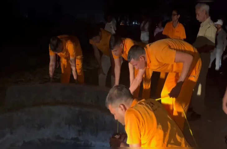 शाहपुरा में कुएं में गिरे युवक को नहीं बचा सकी SDRF, गाड़ियों की हेडलाइट से किया रेस्क्यू