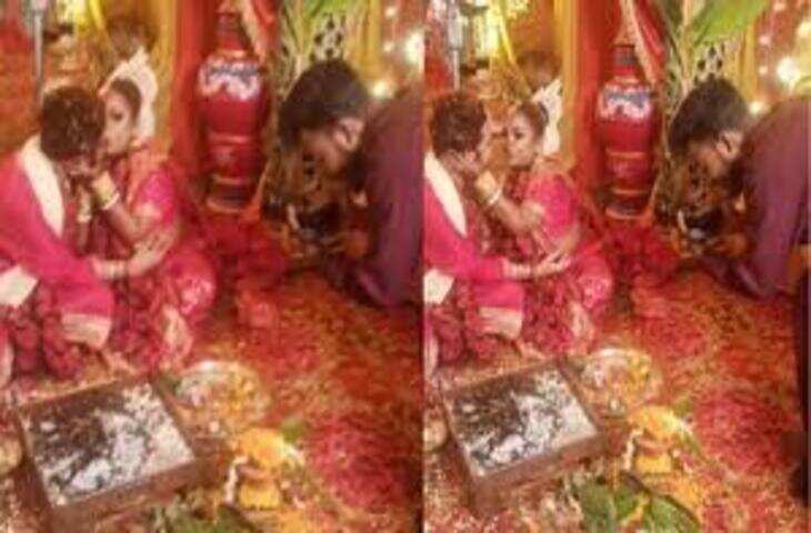 Viral Video: शादी के फोटोशूट में दूल्हा-दुल्हनने की ऐसी शर्मनाक हरकत, वीडियो देख यूजर्स बोले -'शर्म-हया तो बेच खाई है....'&nbsp;