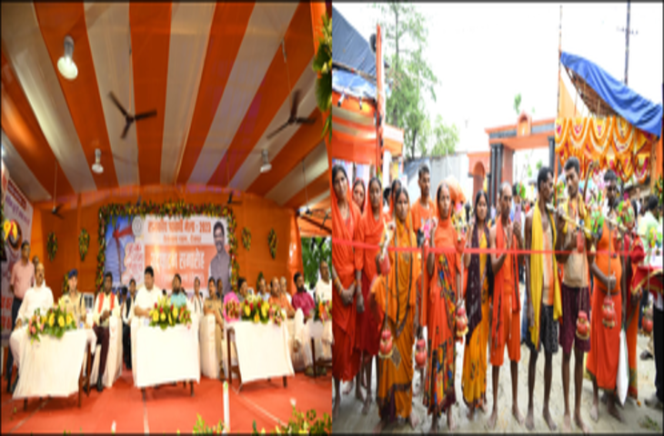 झारखंड के देवघर में विश्व प्रसिद्ध राजकीय श्रावणी मेले की शुरुआत हो गई है। झारखंड के कृषि मंत्री बादल पत्रलेख ने बिहार-झारखंड की सीमा स्थित दुम्मा में आयोजित एक कार्यक्रम में इसका उद्घाटन किया।