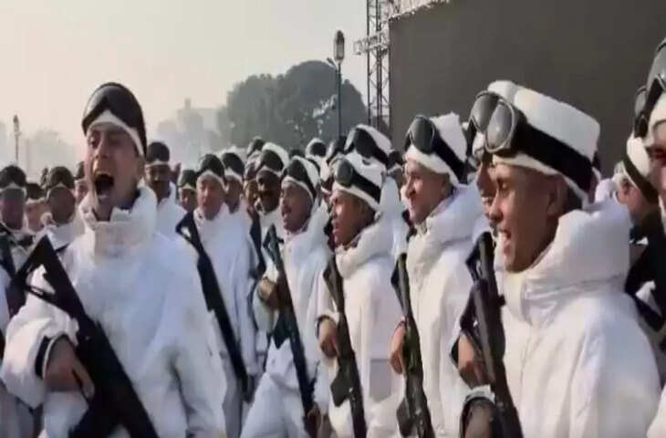 इंडियन आर्मी के जुबान पर भी चढ़ा Kirish का गाना, रिपब्लिक डे परेड की रिहर्सल से पहले गाते दिखे जवान