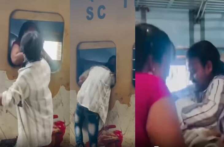 ट्रेन में चोरी का प्लान फेल, महिला की स्मार्टनेस ने चोर की कर दी हालत खराब&hellip; VIDEO देख हंसी नहीं रुकेगी