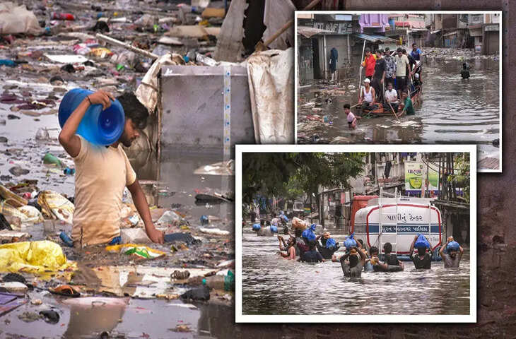 Surat Flood: सूरत में बाढ़ का कहर, मृतकों का आंकड़ा 41 पहुंचा; पानी उतरने के बाद सामने आ रही तबाही की तस्वीर