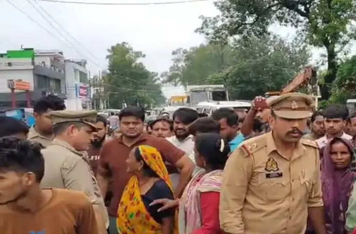 हरदोई में पिकअप की टक्कर से 4 साल की बच्ची की मौत, गुस्साए परिजनों ने हाईवे पर लगाया जाम