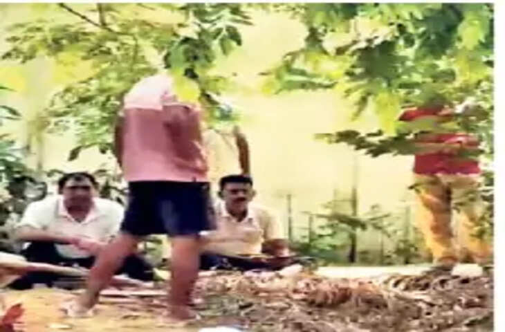 राबड़ी आवास की सुरक्षा में जुटे राजद नेता-कार्यकर्ता