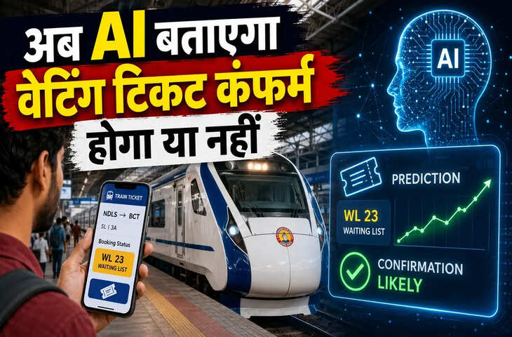 ट्रेन यात्रियों के लिए बड़ी खुशखबरी! रेलवे के नए AI सिस्टम से पहले ही पता चल जाएगा टिकट कन्फर्म होगा या नहीं