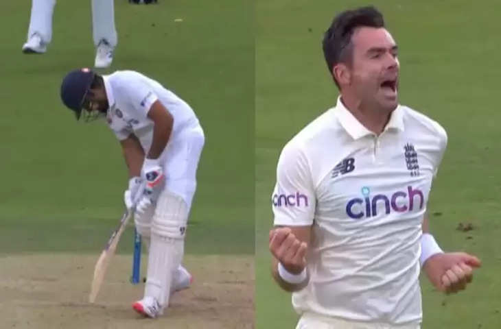 James Anderson Rohit Sharma