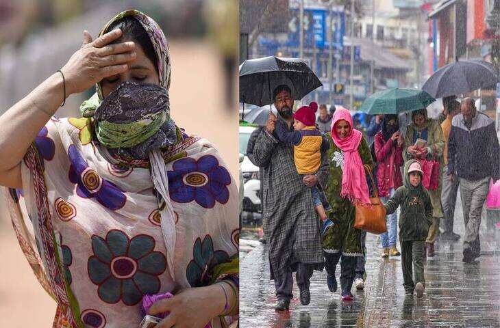Weather Update: 10 राज्यों में भारी बारिश का अलर्ट, दिल्ली से लेकर यूपी-बंगाल तक बदलेगा मौसम, राजस्थान-गुजरात में लू का कहर