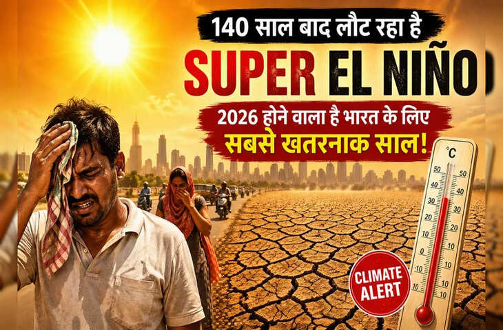 Super El Nino: भारत पर फिर मंडरा रहा सुपर एल नीनो का खतरा, जानिए पिछली बार कब आया था ऐसा संकट और क्या हुआ था असर&nbsp;
