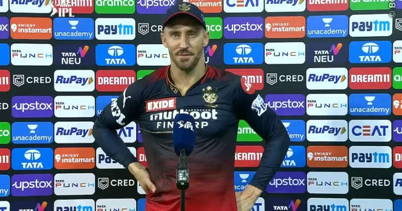 RCB vs PKBS, फाफ डु प्लेसिस को नहीं है पंजाब के हाथों मिली हार के बाद भी किसी बात का दुख, ड्रॉप कैचों को लेकर कह दी बडी बात