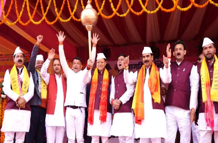 उत्तराखंड के सीएम पुष्कर सिंह धामी ने चंपावत में माँ पूर्णागिरी धाम मेले का किया शुभारंभ, कांग्रेस पर साधा निशाना