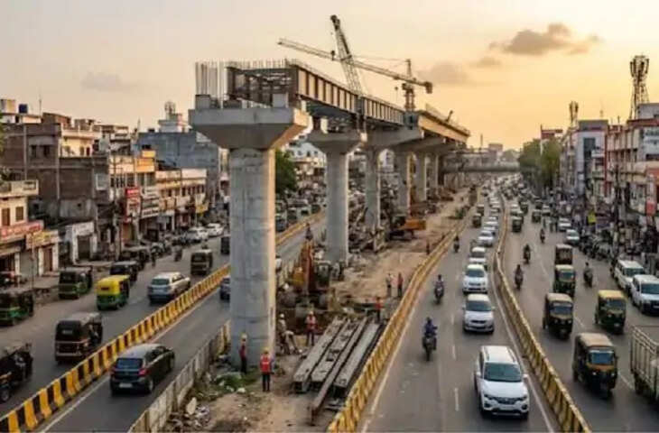 मेट्रो निर्माण के कारण ट्रैफिक प्लान बदला: नेहरू पथ पर 20 अगस्त से व्यावसायिक वाहनों की एंट्री बंद, ऑटो-ई रिक्शा का रूट बदला