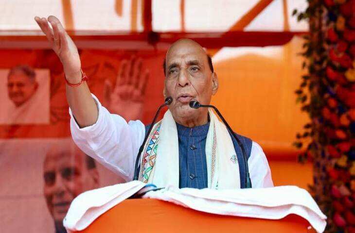 तेजस्स्वी के गढ़ से राजनाथ सिंह का लालू परिवार पर सीधा वार, बोले – 'झूठ और भ्रम फैलाकर नहीं की जा सकती सार्थक राजनीति'